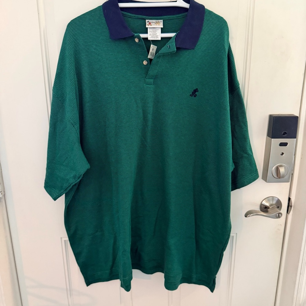 Walt Disney World Mickey Mouse Polo XXXL | NWT Vintage Navy Green